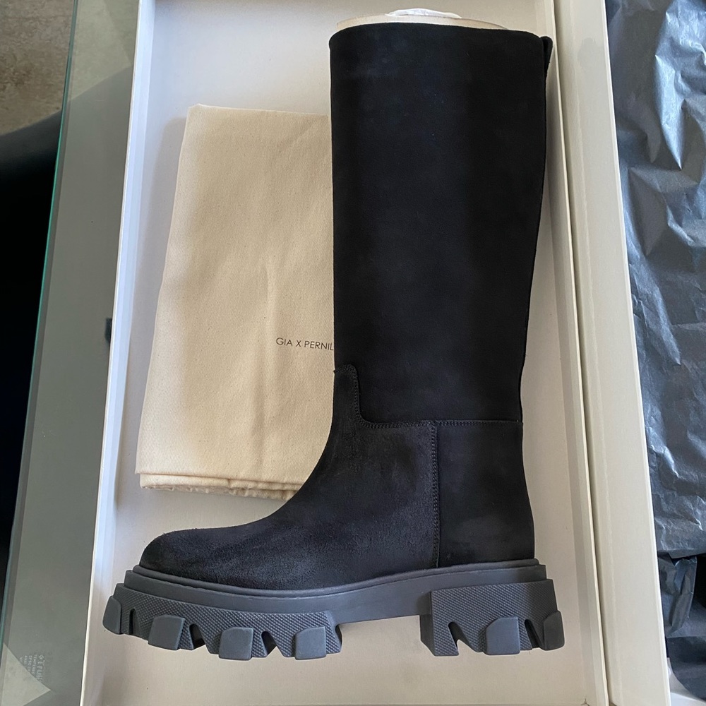 Gia Borghini Boots Woman Black